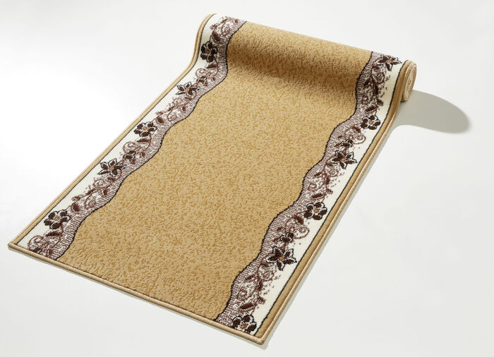 Strapazierfähige Läufer in Wunschlänge BEIGE