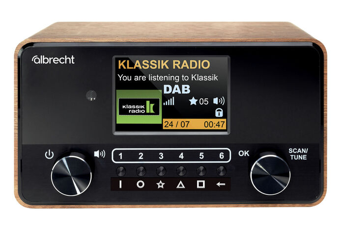 Digital-Radio mit großem Farbdisplay 