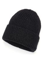 Trendige Damen-M&uuml;tze, mit Umschlag 