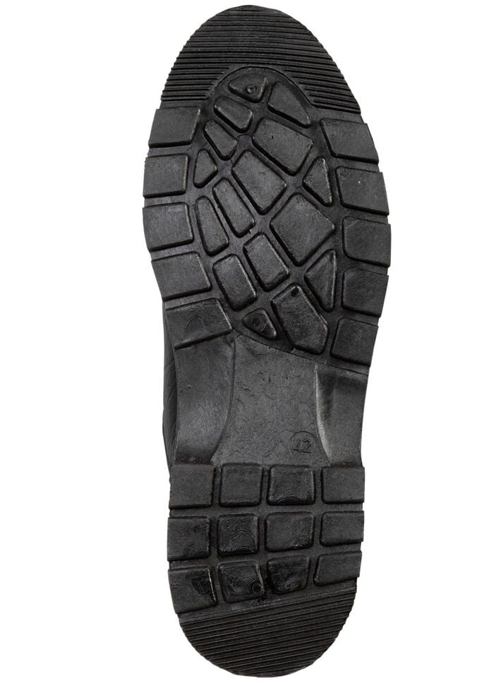 Stiefelette mit Knitter-Struktur 