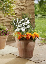 Gartenstecker aus Eisen WEISS