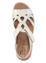 ELENA EDEN, schicke Damen-Sandalen, Weite H, mit herausnehmbarem Fu&szlig;bett 