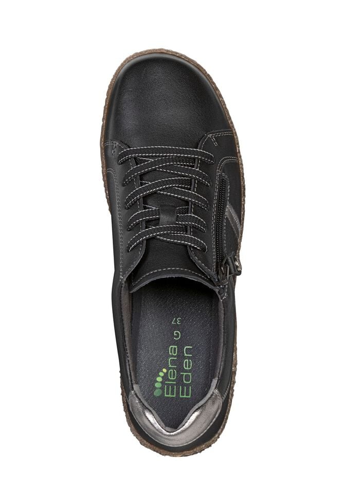 ELENA EDEN Schn&uuml;rschuh aus feinem Nappaleder 