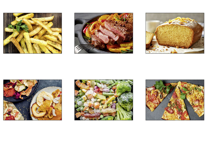 Doppelkammer-Fritteuse:2 Gerichte – fertig zur gleichen Zeit! ROT