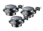 Solar-Dachrinnenleuchte, 3er-Set 
