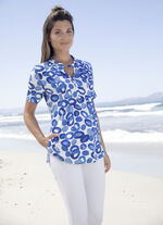 Shirt-Tunika mit Biesenzier 