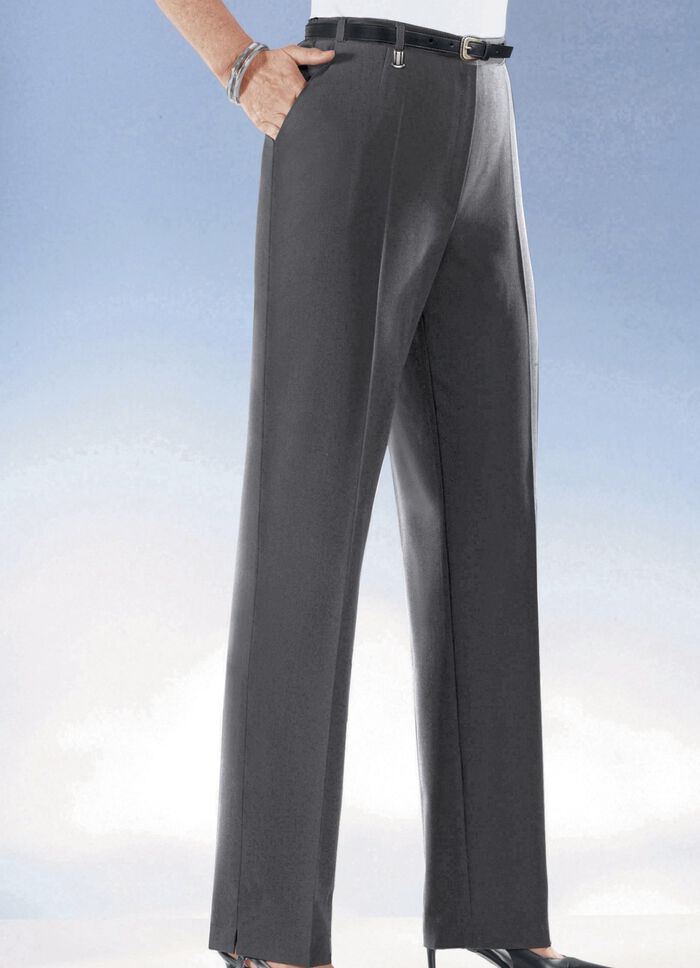 Komforthose mit Dehnbundeinsätzen in 6 Farben ANTHRAZIT MEL.