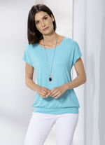 Shirt-Tunika mit Elastan 