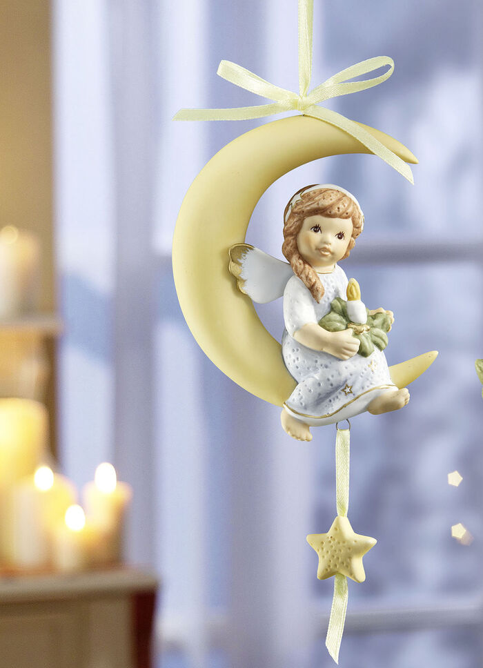 Aufhänger aus hochwertigem Porzellan BUNT