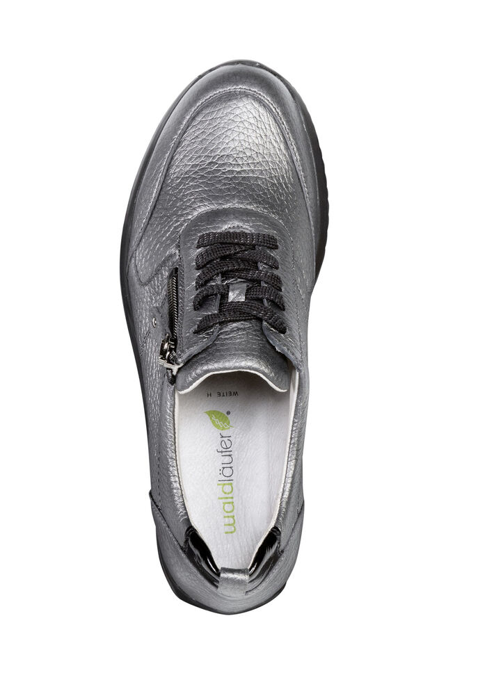 Waldläufer, leichte Damen-Sneaker, Weite H, mit herausnehmbarem Fußbett ALTSILBER