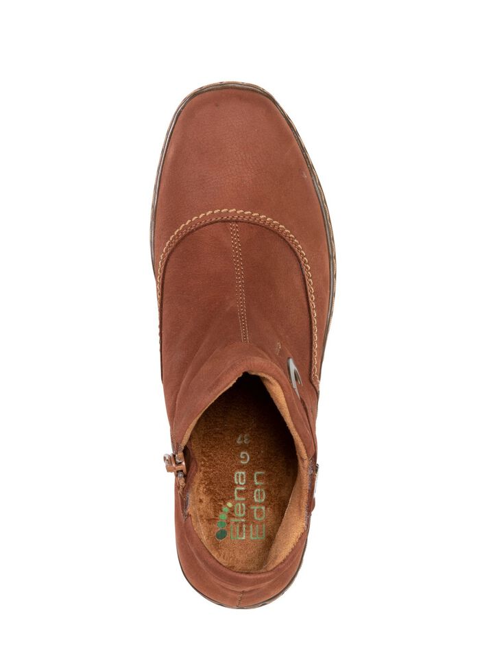 ELENA EDEN Bootie mit Zierspange COGNAC