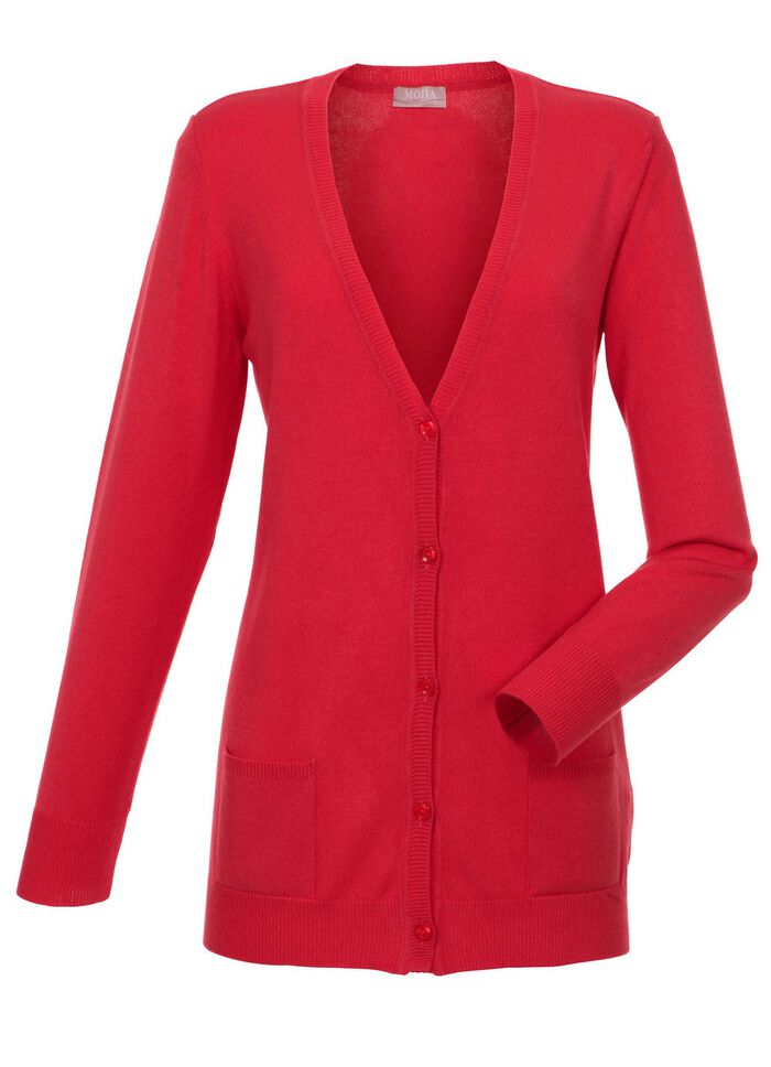 Strickjacke mit Modal  KORALLE