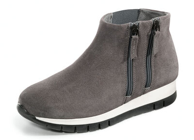 Bootie mit zwei Reißverschlüssen 