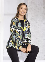 Shirtjacke in verschlussloser Form 