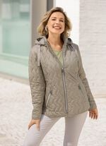 Funktionsjacke mit abnehmbarer Kapuze 