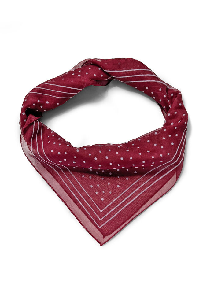 Nickituch mit Pünktchen-Dessin 