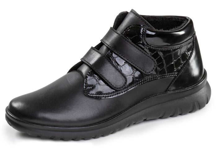 ELENA EDEN, gef&uuml;tterte Damen-Boots, Winterschuhe, Weite G, mit herausnehmbarem Fu&szlig;bett 