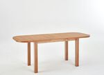 Esstisch, oval, ausziehbar ERLE