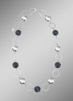 Schmuckset, 3-teilig, mit Kristallsteinen 