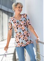 Shirt mit Schlingenknopfverschluss 