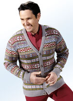 Cardigan mit durchgehender Knopfleiste 