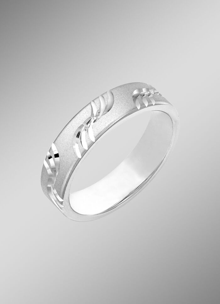 Partnerring mit Diamantmuster 