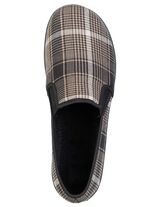 Klassiche Herren-Hausschuhe, mit Gummizug BEIGE