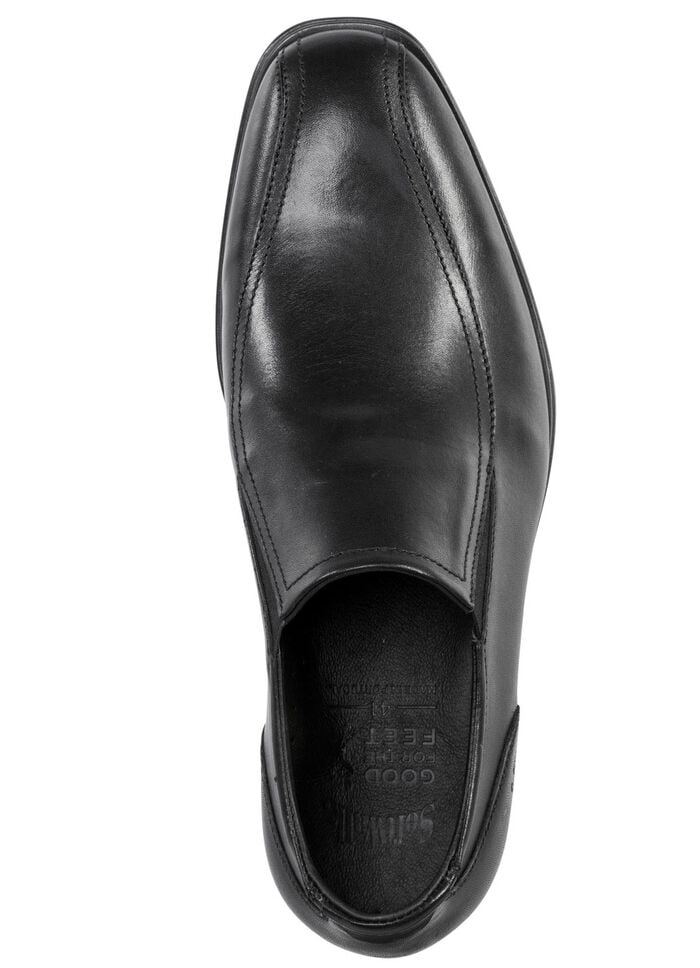 Slipper aus Rind-Nappaleder SCHWARZ