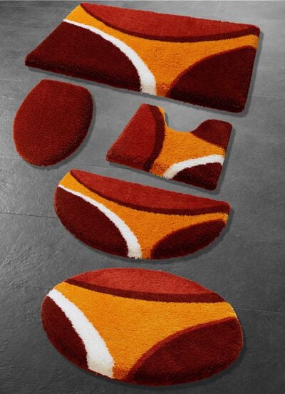 Badgarnitur mit rutschhemmendem TPR-R&uuml;cken 