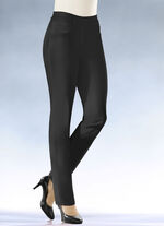 Soft-Stretch-Hose in komfortabler Schlupfform SCHWARZ