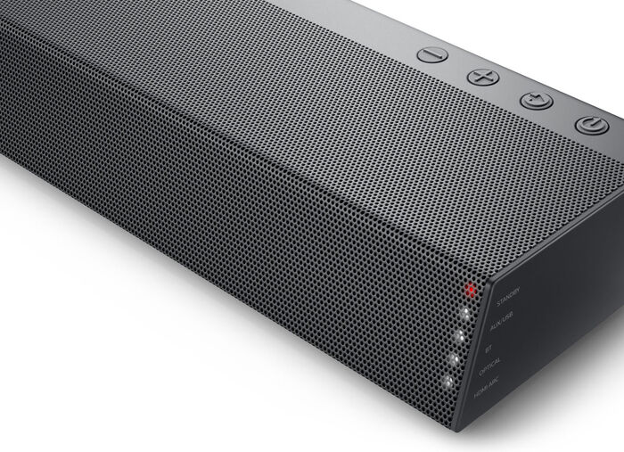 Philips 2.1 Soundbar mit kabellosem Subwoofer SCHWARZ