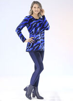 Leggings im interresanten Materialmix MARINE