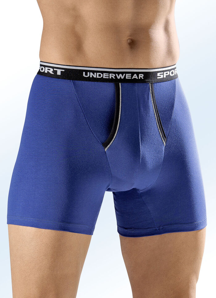 Dreierpack Pants mit Elastikbund 