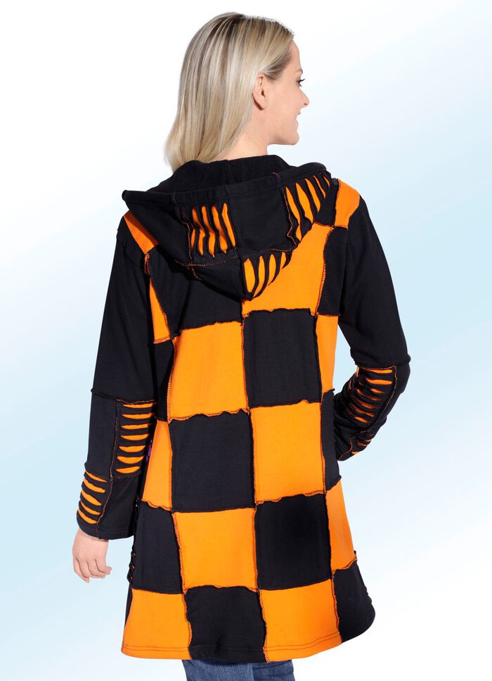 Longjacke mit Fleece-Innenausstattung 