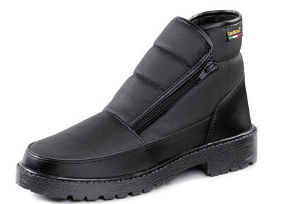 Stiefelette aus Synthetikmaterial 