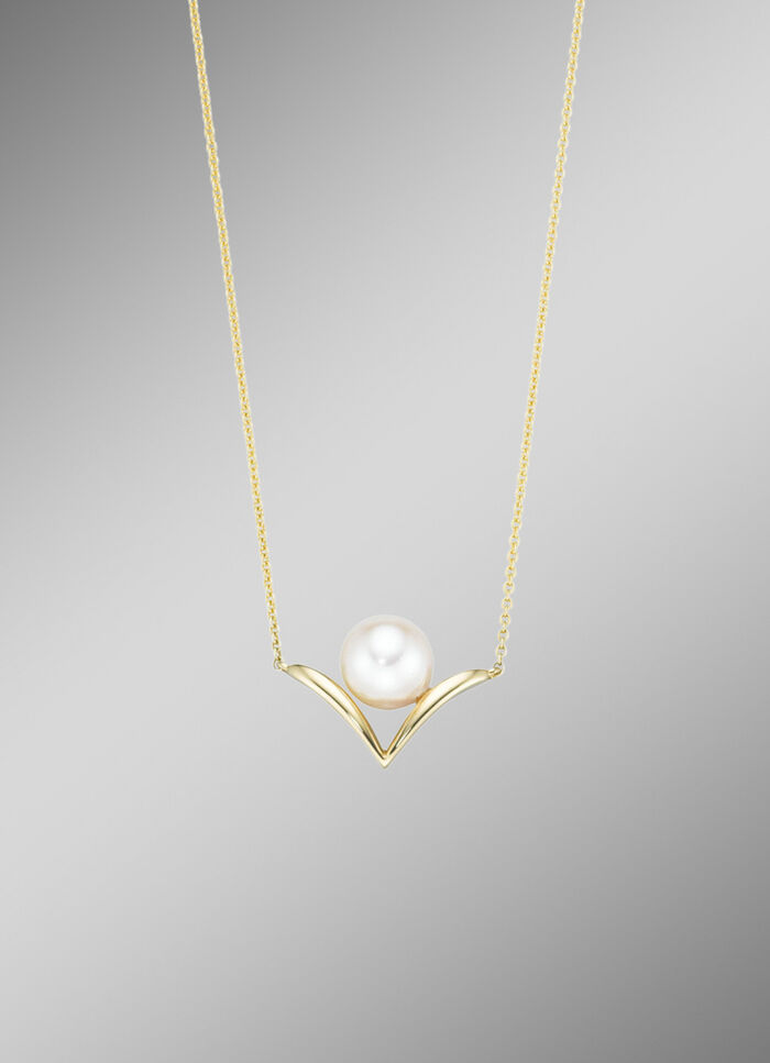 Ankerkette mit Akoya-Perle 