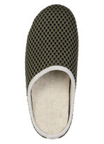 Leichte Herren-Hausschuhe, mit herausnehmbarem Fußbett KHAKI