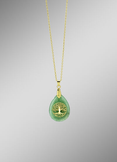 Anhänger mit echt Aventurin 