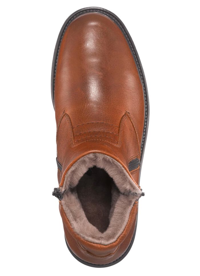 GINO GALANTE, gef&uuml;tterte Herren-Stiefel, Winterschuhe, mit Lammfell 