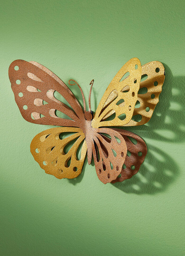 Wanddekoration Schmetterling aus Metall 