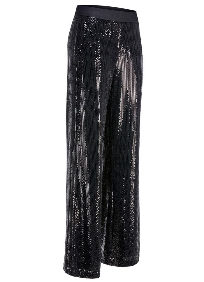 Hose mit funkelnden Pailletten 