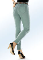 Magic-Jeans mit toller Nietenzier sowie angesagtem Fransensaum JADEGR&Uuml;N