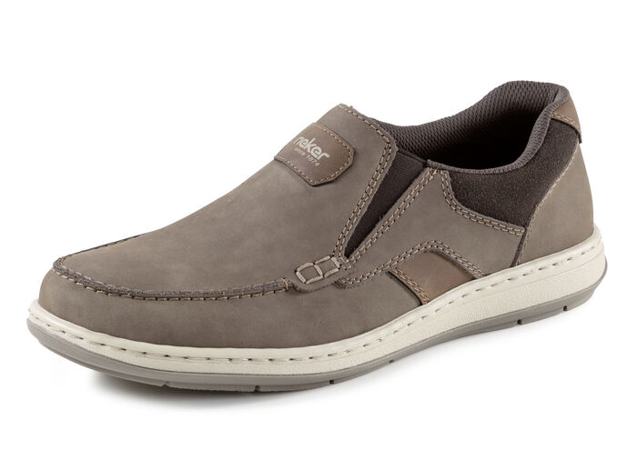 Slipper aus Nappaleder TABAKBRAUN-MOKKA