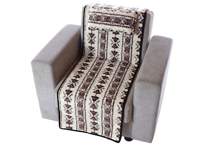 Licardo-Wohnaccessoires aus Schafschurwolle GEMUSTERT