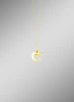 Herz-Anhänger in Bicolor 