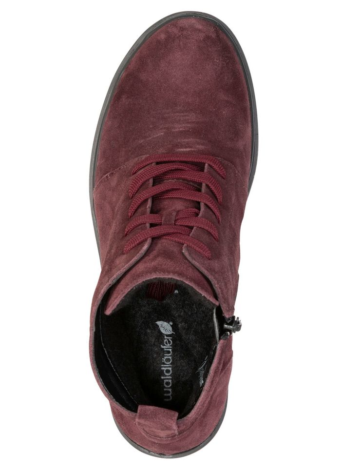 Waldl&auml;ufer, bequeme Damen-Stiefeletten, Winterschuhe, Weite H, mit herausnehmbarem Fu&szlig;bett BORDEAUX