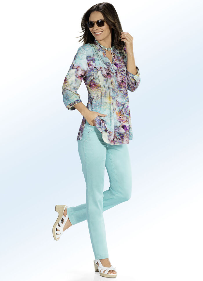 Edle Hose mit funkelnden Glitzersteinchen OCEAN