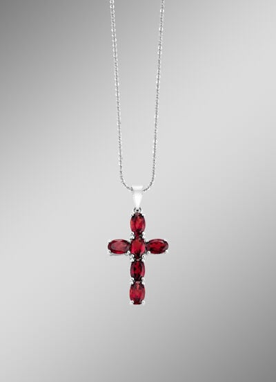 Anhänger mit echt Granat 