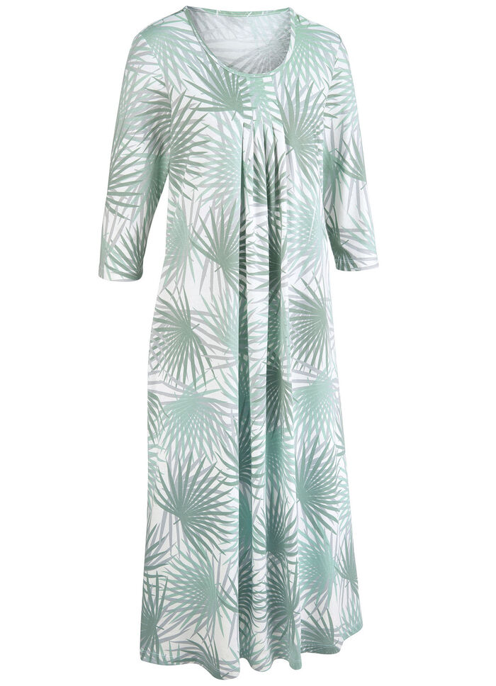 Nachthemd, knöchellang und 3/4 lange Ärmel 