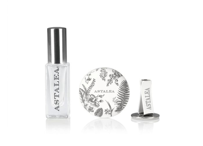 Astalea Duftstein-Set f&uuml;r Ihren Lieblingsduft im Auto BLUMEN-MOTIV